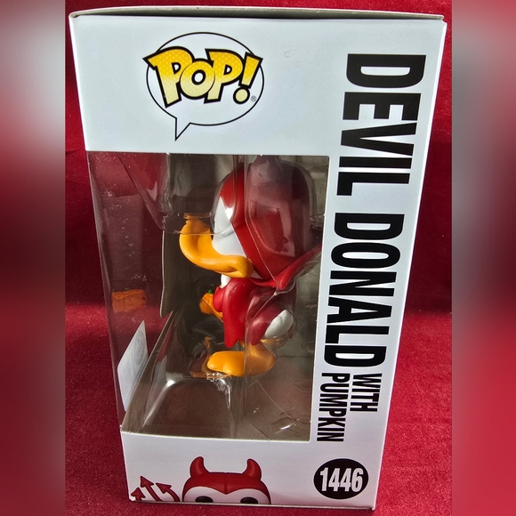 Devil Donald With Pumpkin Specialty Series # 1446 (Nib) With Pop Protector - Picture 5 of 7